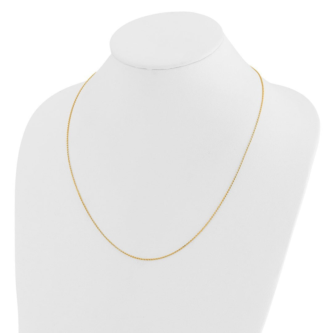 Gold 1.15mm Cable Chain, 22