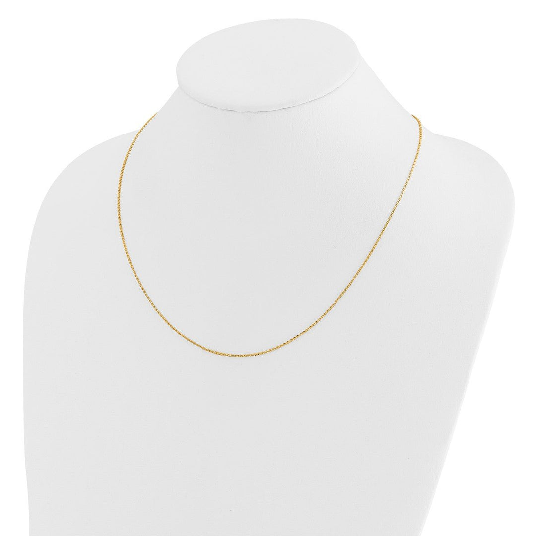 Gold 1.15mm Cable Chain, 22