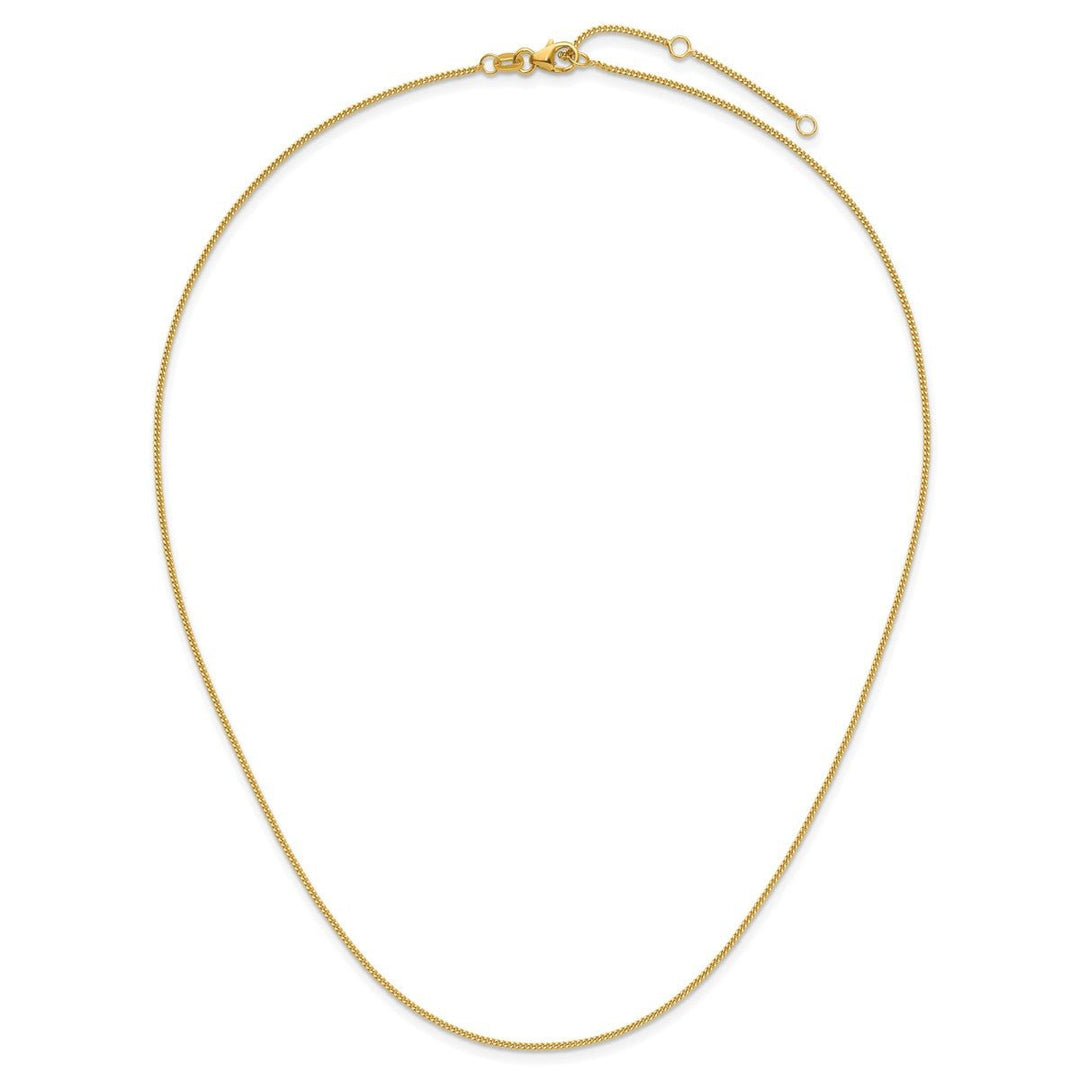 Gold 1.15mm Curb Chain, 16