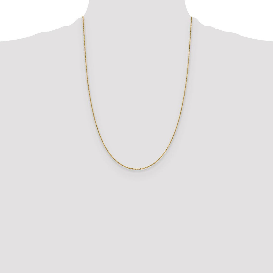 Gold 1.15mm Open Link Chain, 24