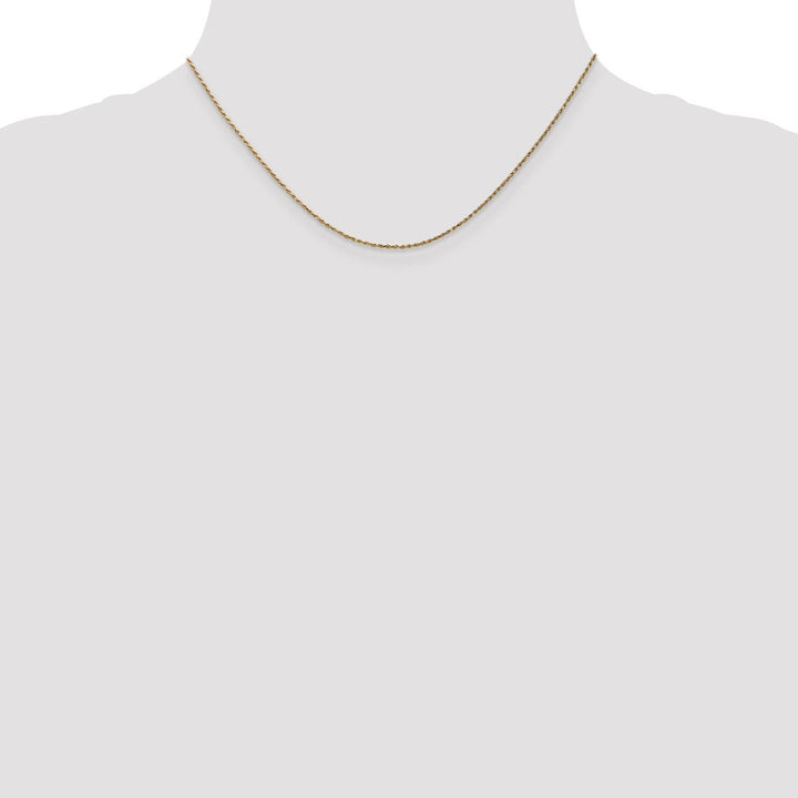 Gold 1.15mm Rope Chain, 16" - Chain - Design Jewellers Edmonton