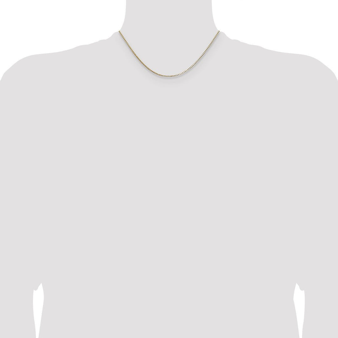 Gold 1.1mm Box Chain, 16