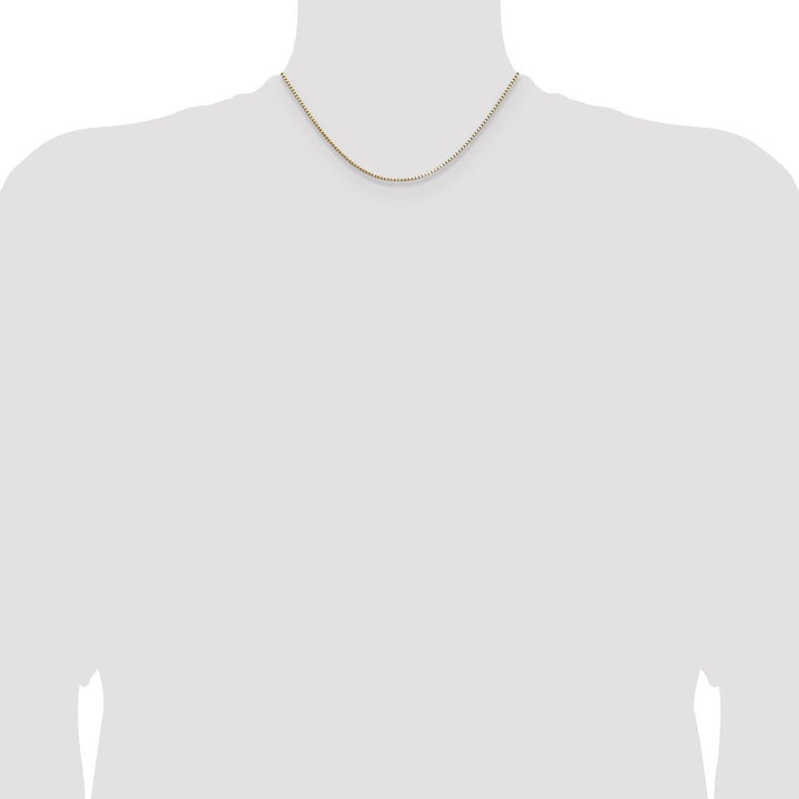 Gold 1.1mm Box Chain, 16" - Chain - Design Jewellers Edmonton