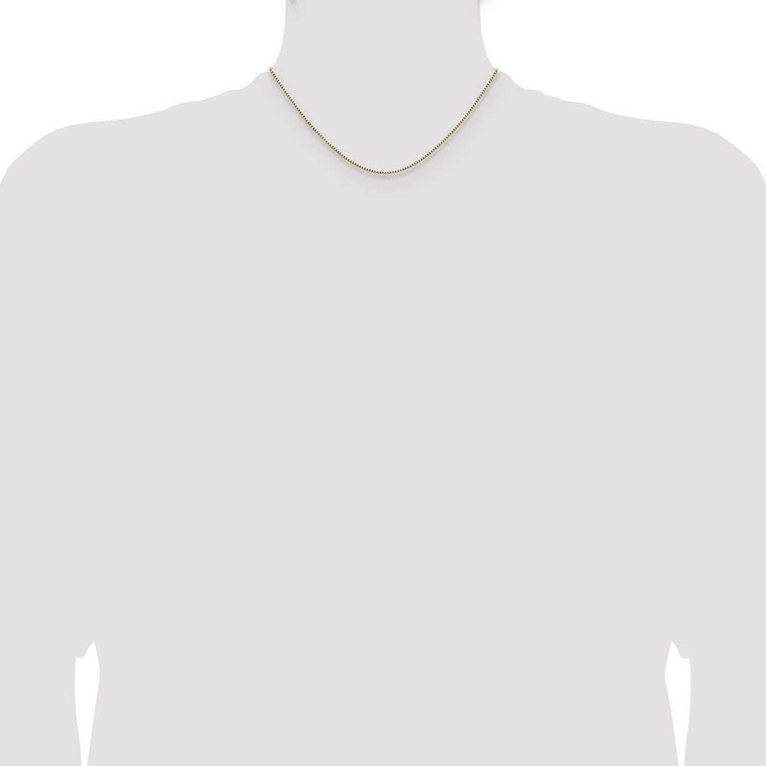 Gold 1.1mm Box Chain, 16