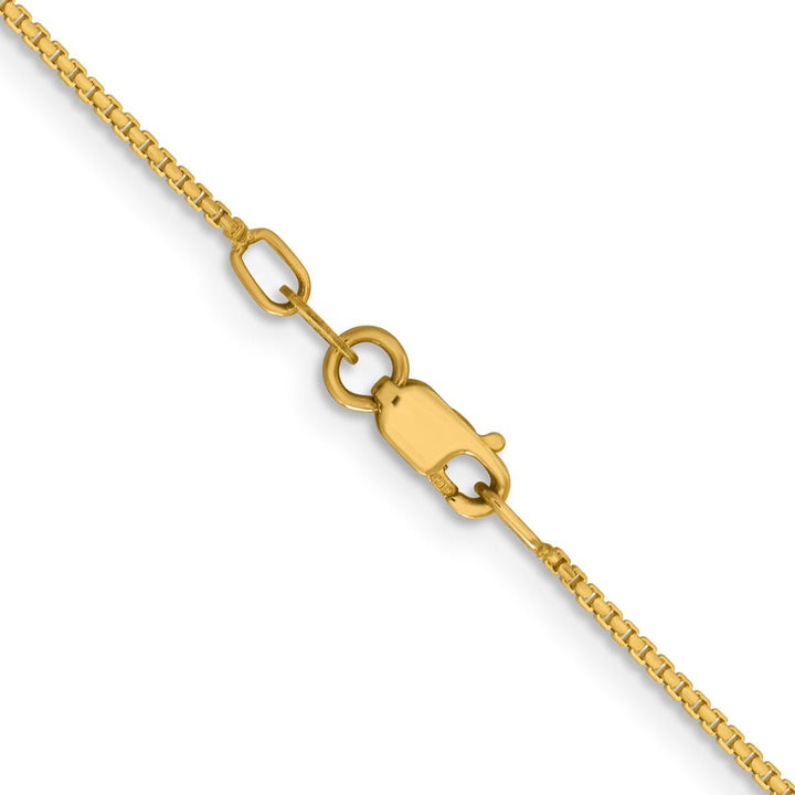 Gold 1.1mm Box Chain, 18" - Chain - Design Jewellers Edmonton