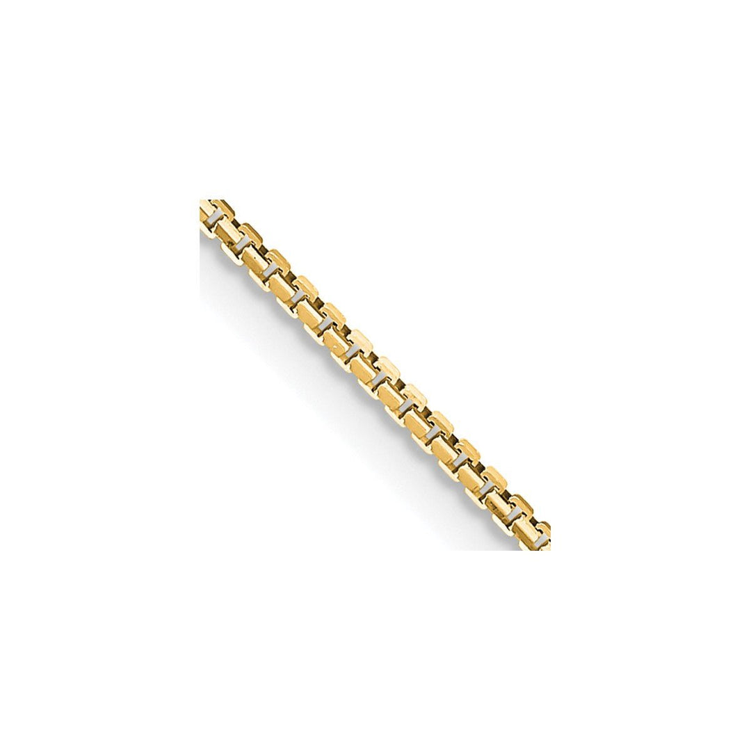 Gold 1.1mm Box Chain, 18"