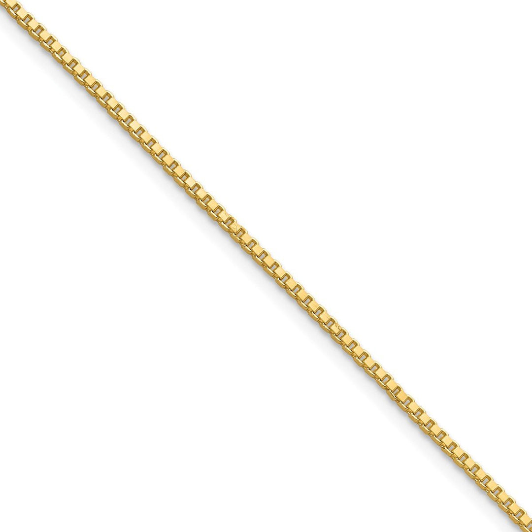 Gold 1.1mm Box Chain, 18"