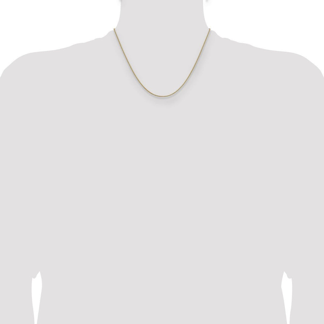 Gold 1.1mm Box Chain, 18