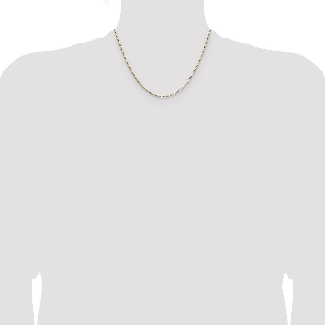 Gold 1.1mm Box Chain, 18