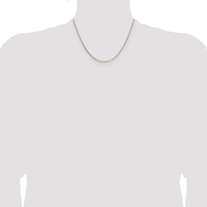 Gold 1.1mm Box Chain, 18" - Chain - Design Jewellers Edmonton