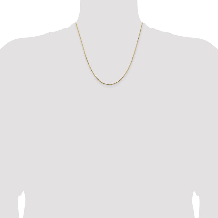 Gold 1.1mm Box Chain, 20" - Chain - Design Jewellers Edmonton