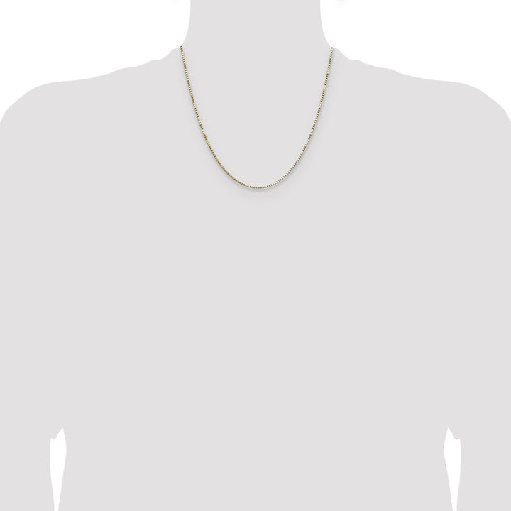 Gold 1.1mm Box Chain, 20" - Chain - Design Jewellers Edmonton