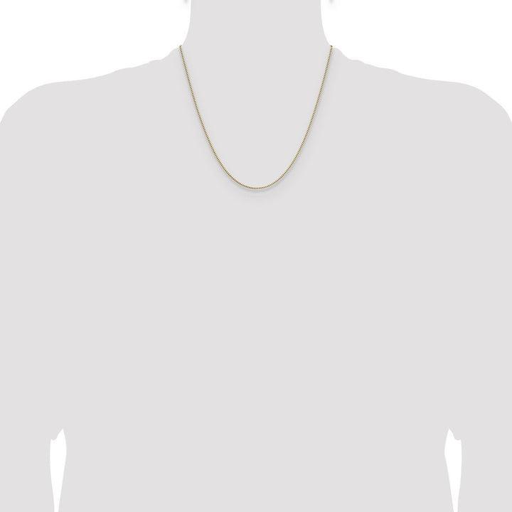 Gold 1.1mm Box Chain, 20" - Chain - Design Jewellers Edmonton