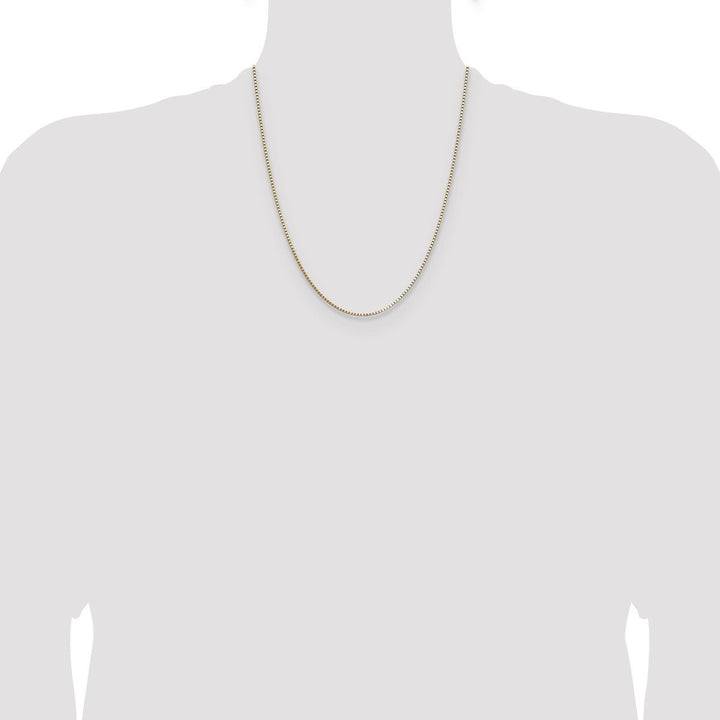 Gold 1.1mm Box Chain, 22" - Chain - Design Jewellers Edmonton