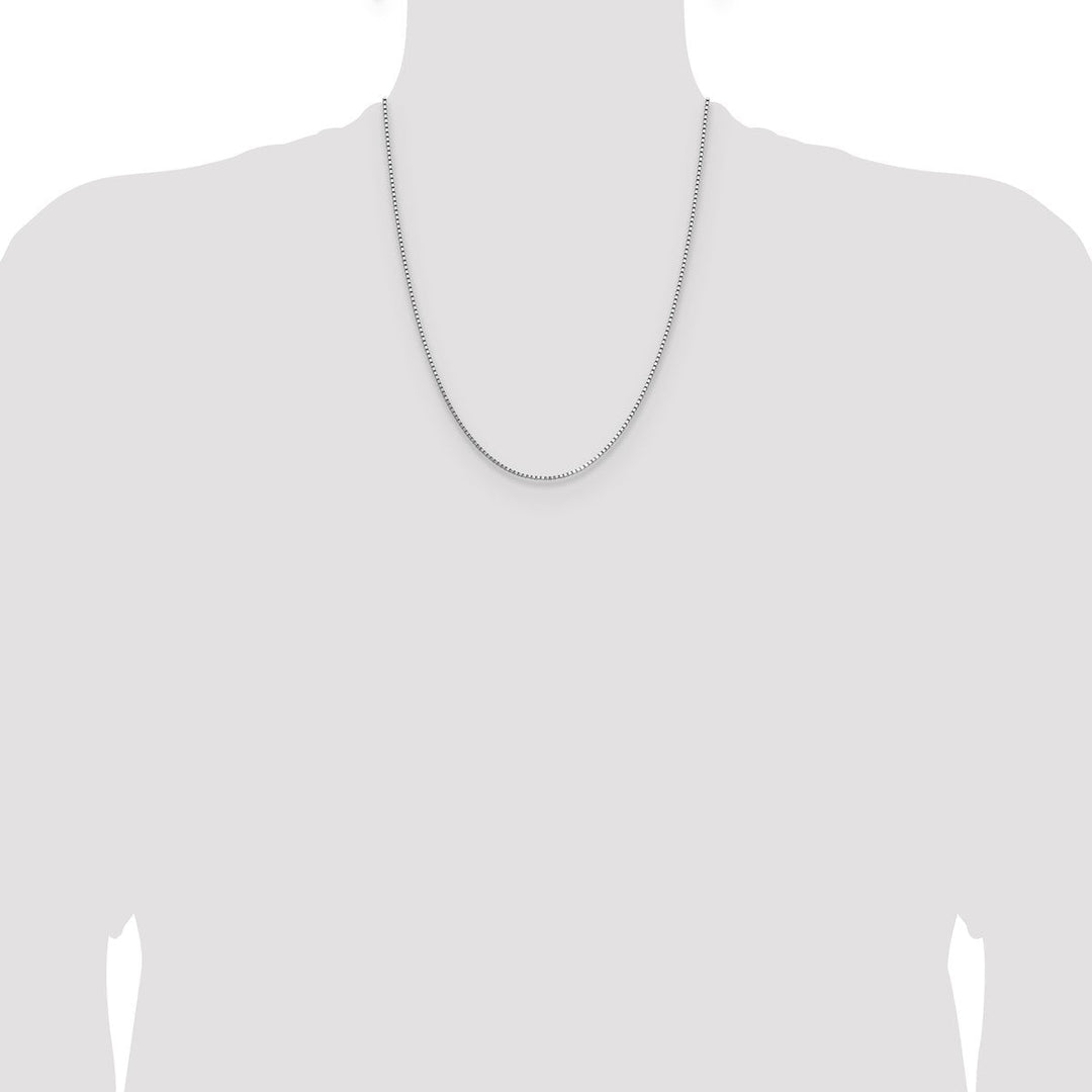 Gold 1.1mm Box Chain, 22