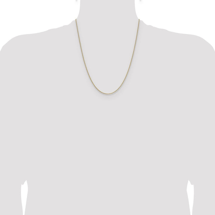 Gold 1.1mm Box Chain, 22" - Chain - Design Jewellers Edmonton