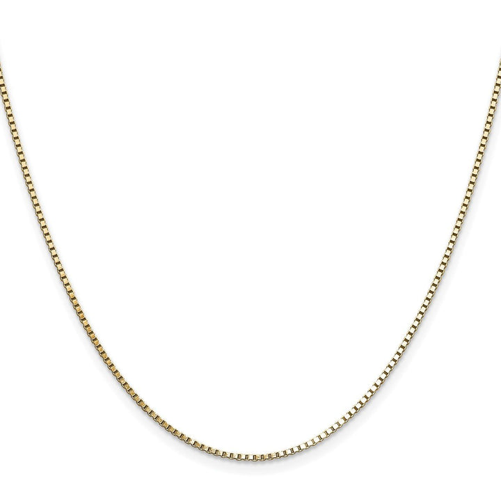 Gold 1.1mm Box Chain, 24" - Chain - Design Jewellers Edmonton
