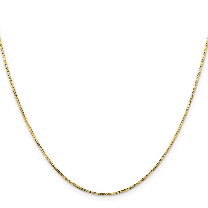 Gold 1.1mm Box Chain, 24" - Chain - Design Jewellers Edmonton