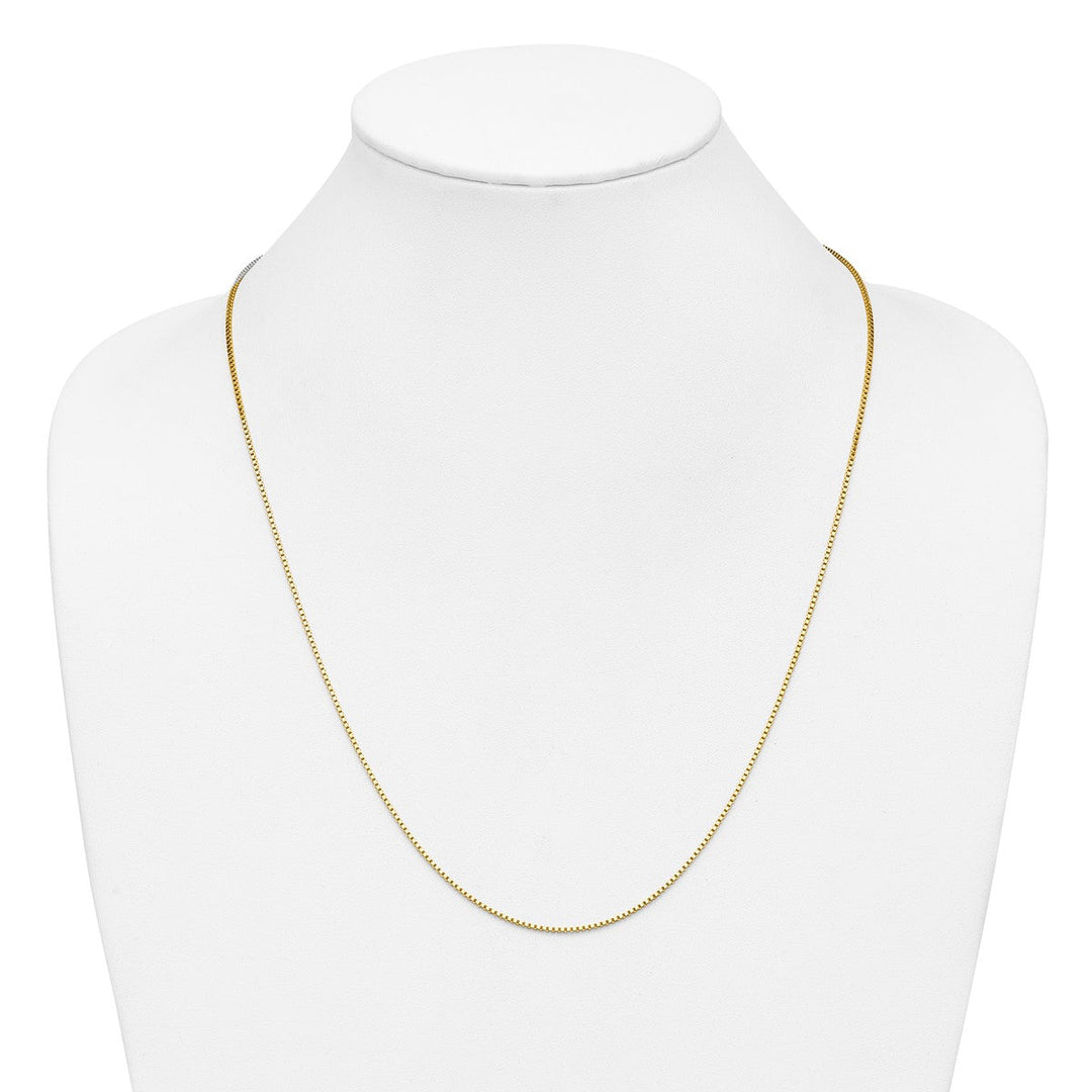 Gold 1.1mm Box Chain, 24