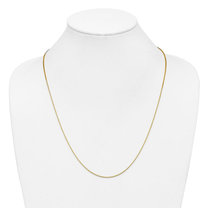 Gold 1.1mm Box Chain, 24" - Chain - Design Jewellers Edmonton