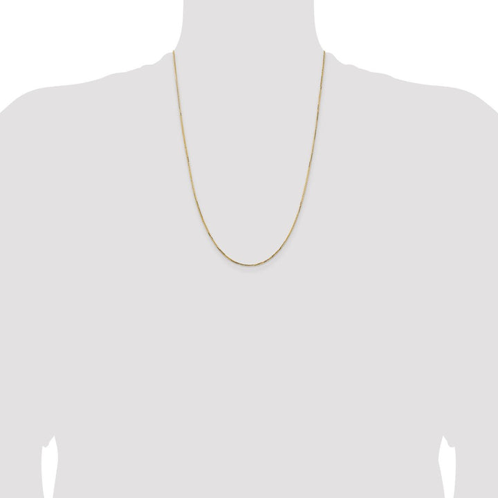 Gold 1.1mm Box Chain, 24" - Chain - Design Jewellers Edmonton