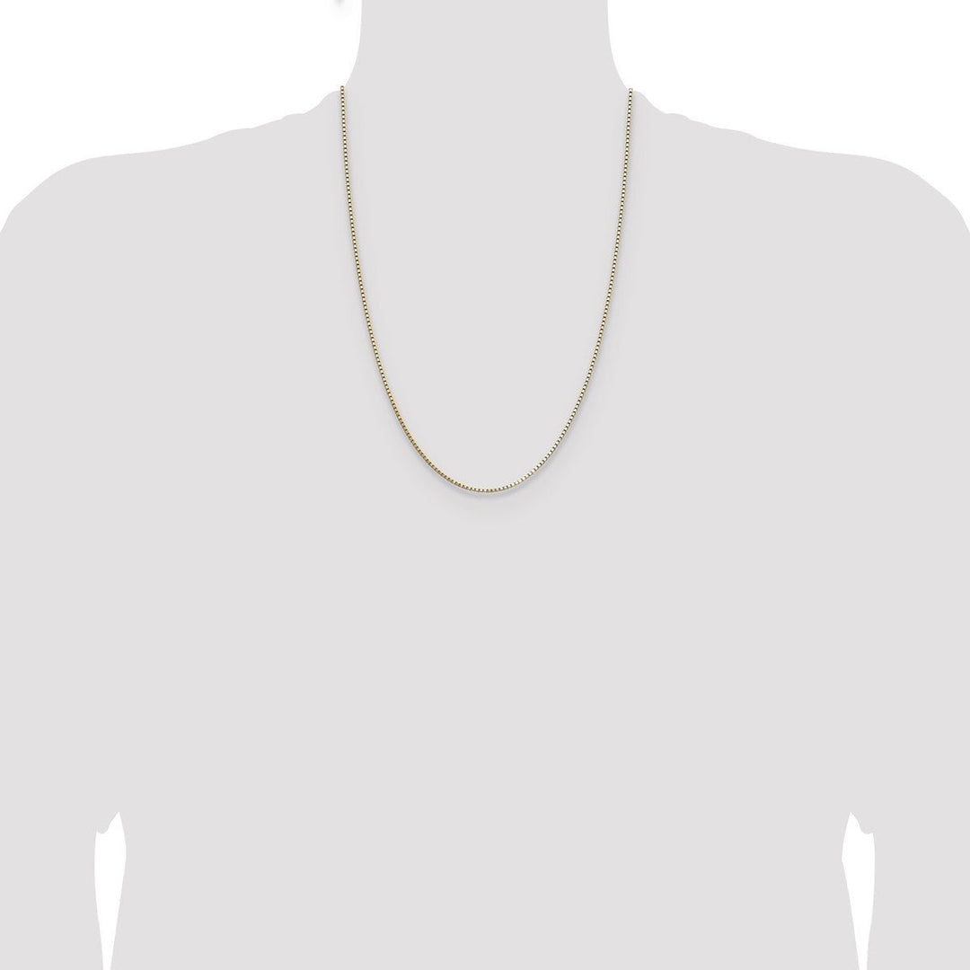 Gold 1.1mm Box Chain, 24