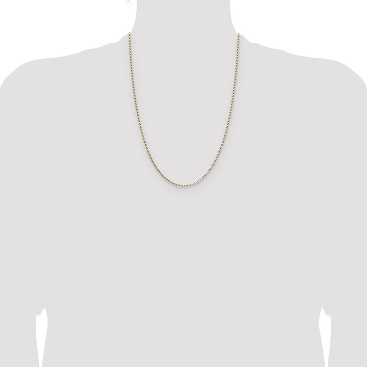 Gold 1.1mm Box Chain, 24" - Chain - Design Jewellers Edmonton