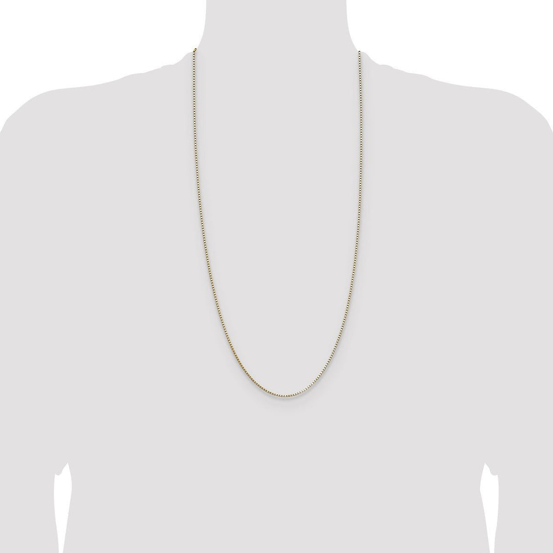 Gold 1.1mm Box Chain, 30