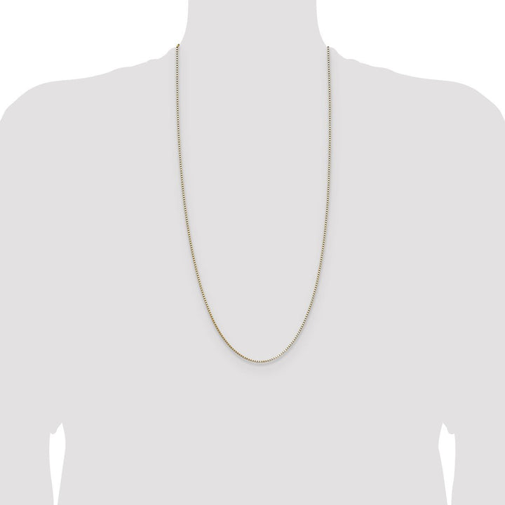 Gold 1.1mm Box Chain, 30" - Chain - Design Jewellers Edmonton