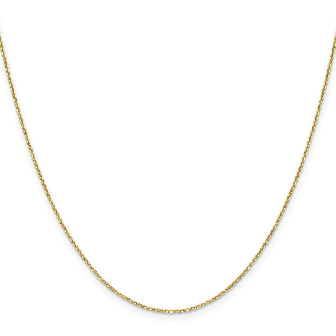 Gold 1.1mm Cable Chain, 16