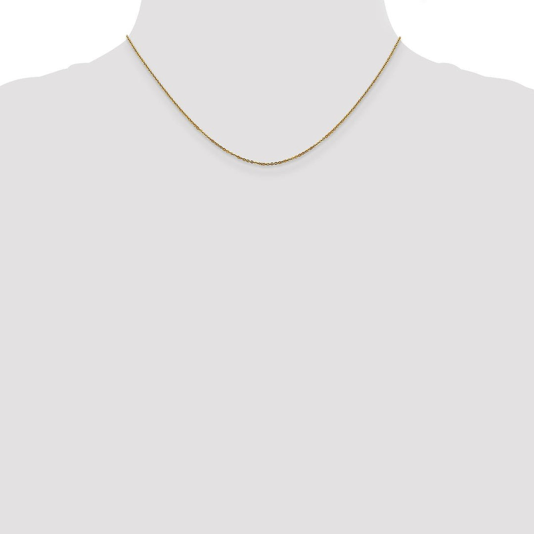 Gold 1.1mm Cable Chain, 16