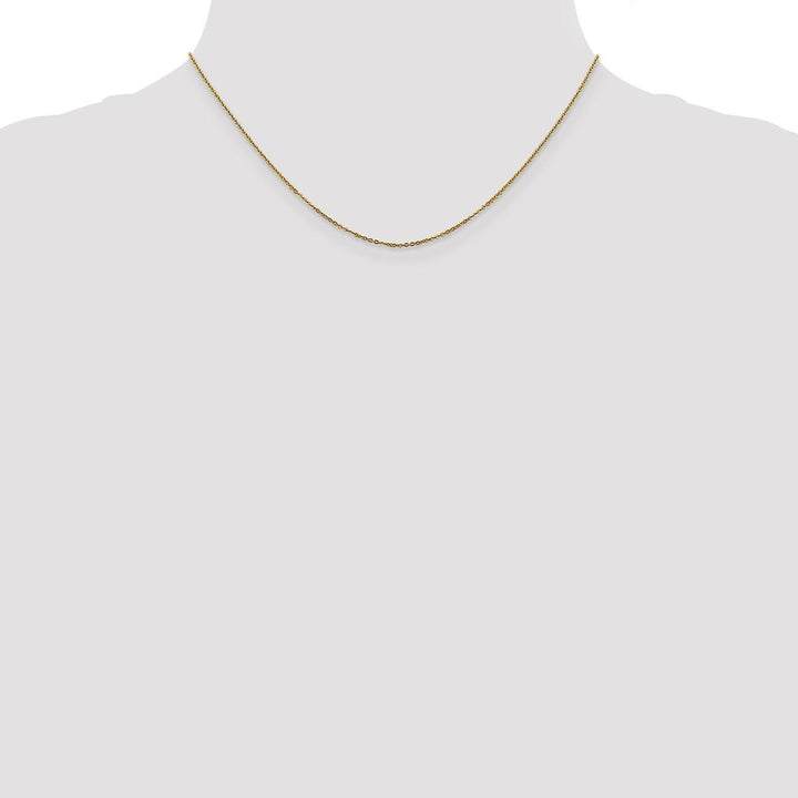 Gold 1.1mm Cable Chain, 16" - Chain - Design Jewellers Edmonton