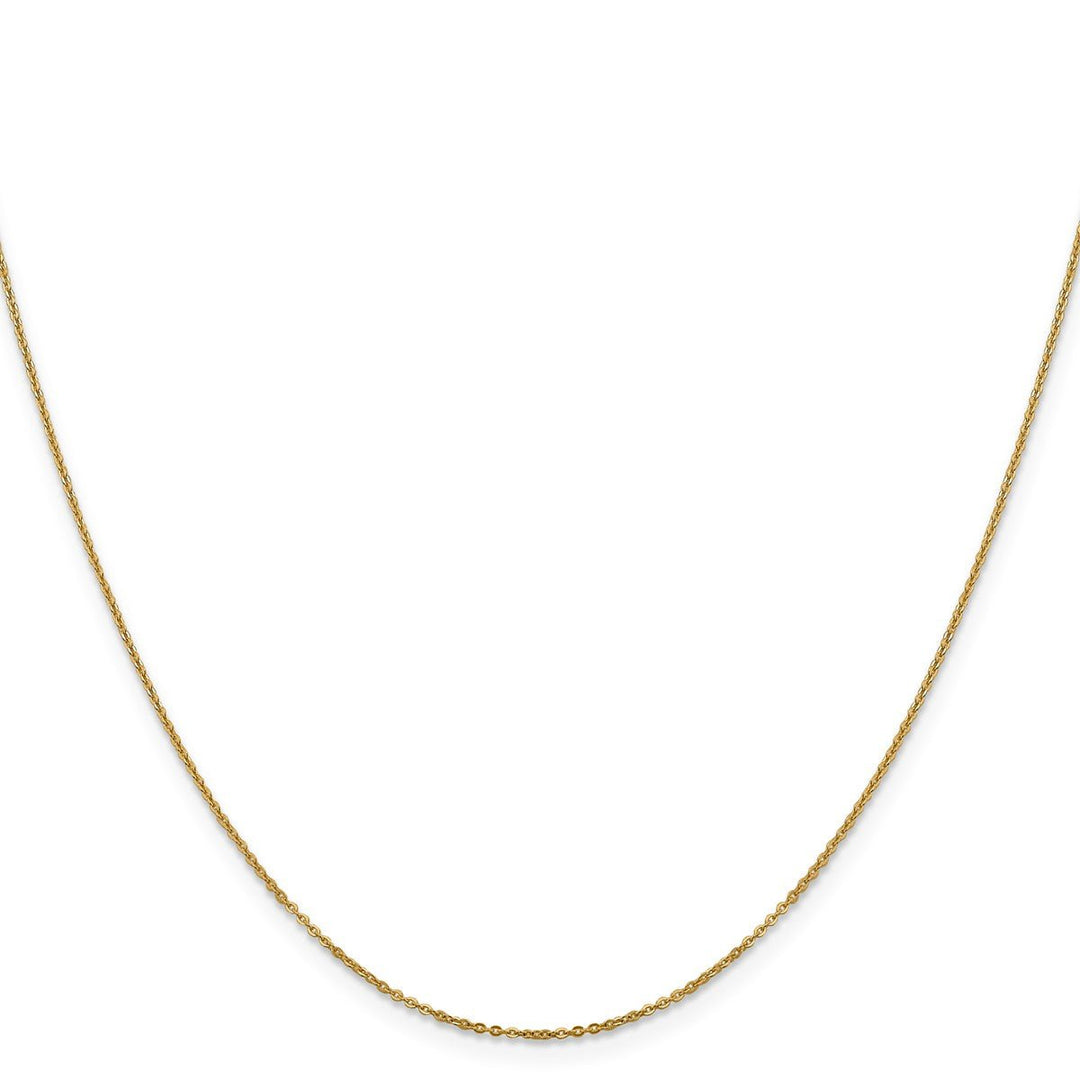 Gold 1.1mm Cable Chain, 16