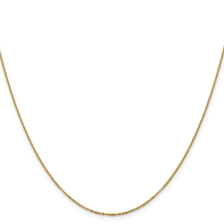 Gold 1.1mm Cable Chain, 16" - Chain - Design Jewellers Edmonton