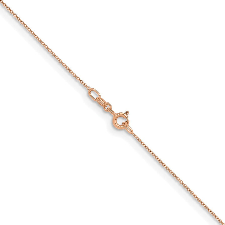 Gold 1.1mm Cable Chain, 16" - Chain - Design Jewellers Edmonton