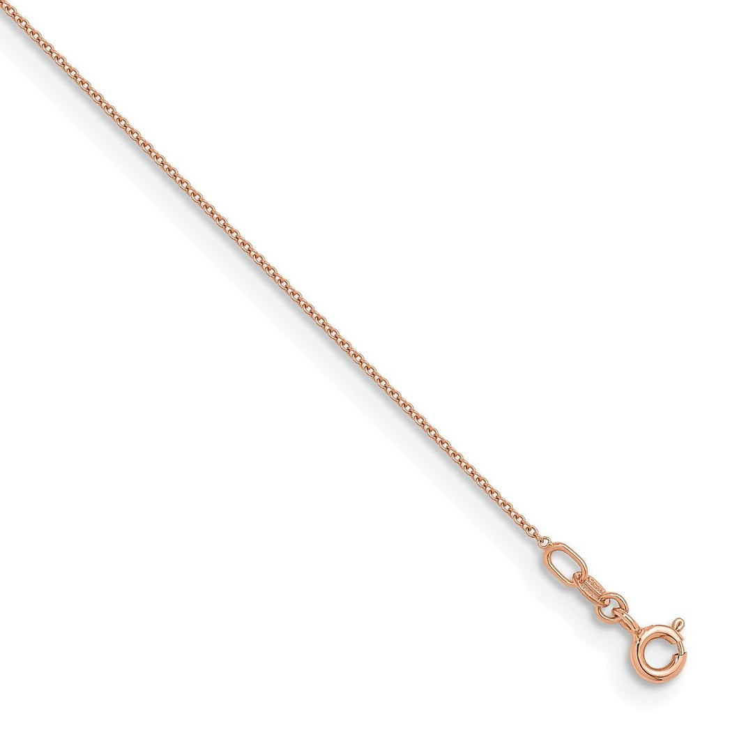 Gold 1.1mm Cable Chain, 16"