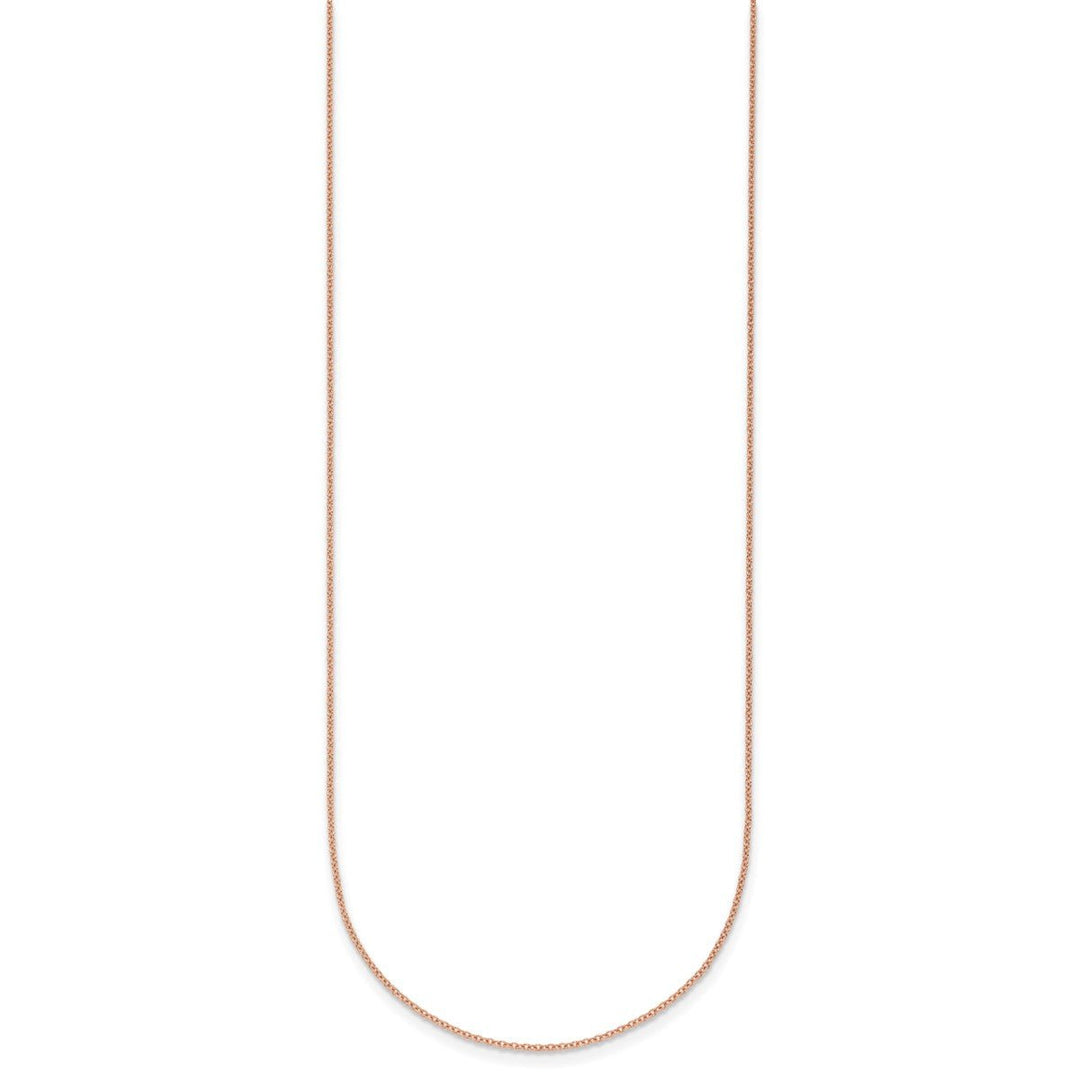 Gold 1.1mm Cable Chain, 16