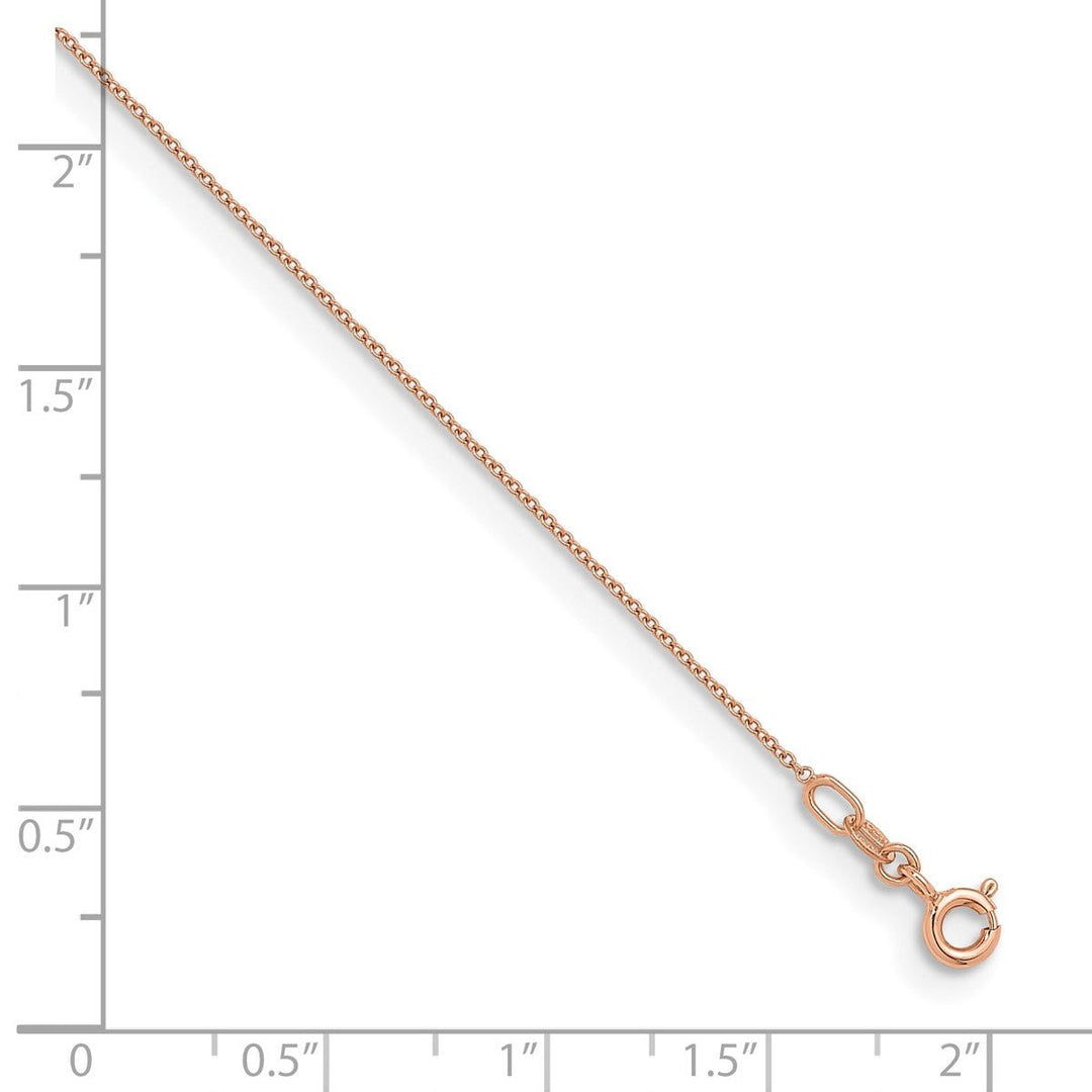 Gold 1.1mm Cable Chain, 16