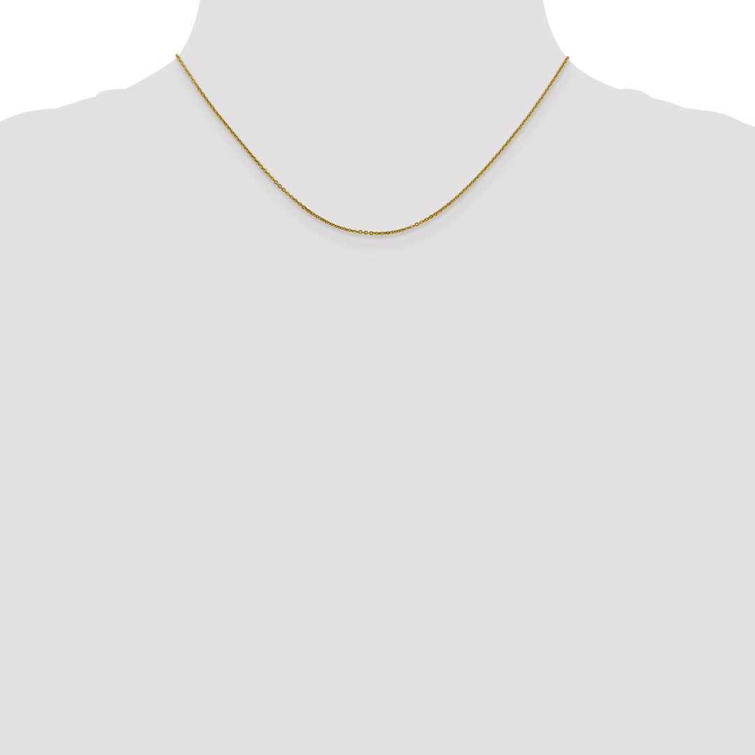 Gold 1.1mm Cable Chain, 16