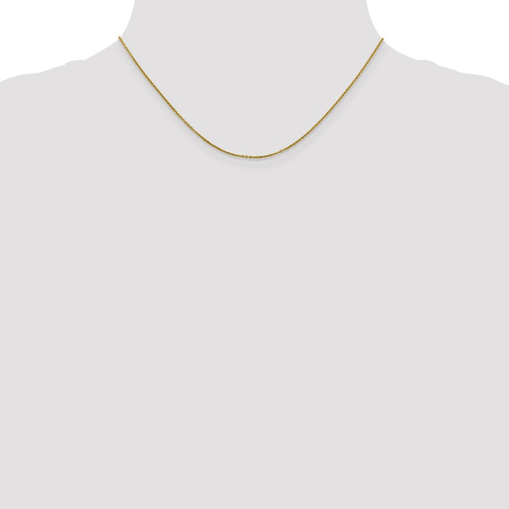 Gold 1.1mm Cable Chain, 16" - Chain - Design Jewellers Edmonton
