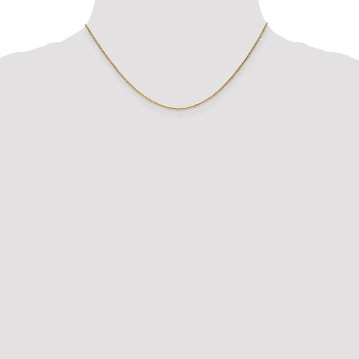 Gold 1.1mm Cable Chain, 16" - Chain - Design Jewellers Edmonton