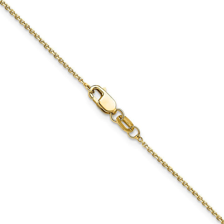 Gold 1.1mm Cable Chain, 16" - Chain - Design Jewellers Edmonton