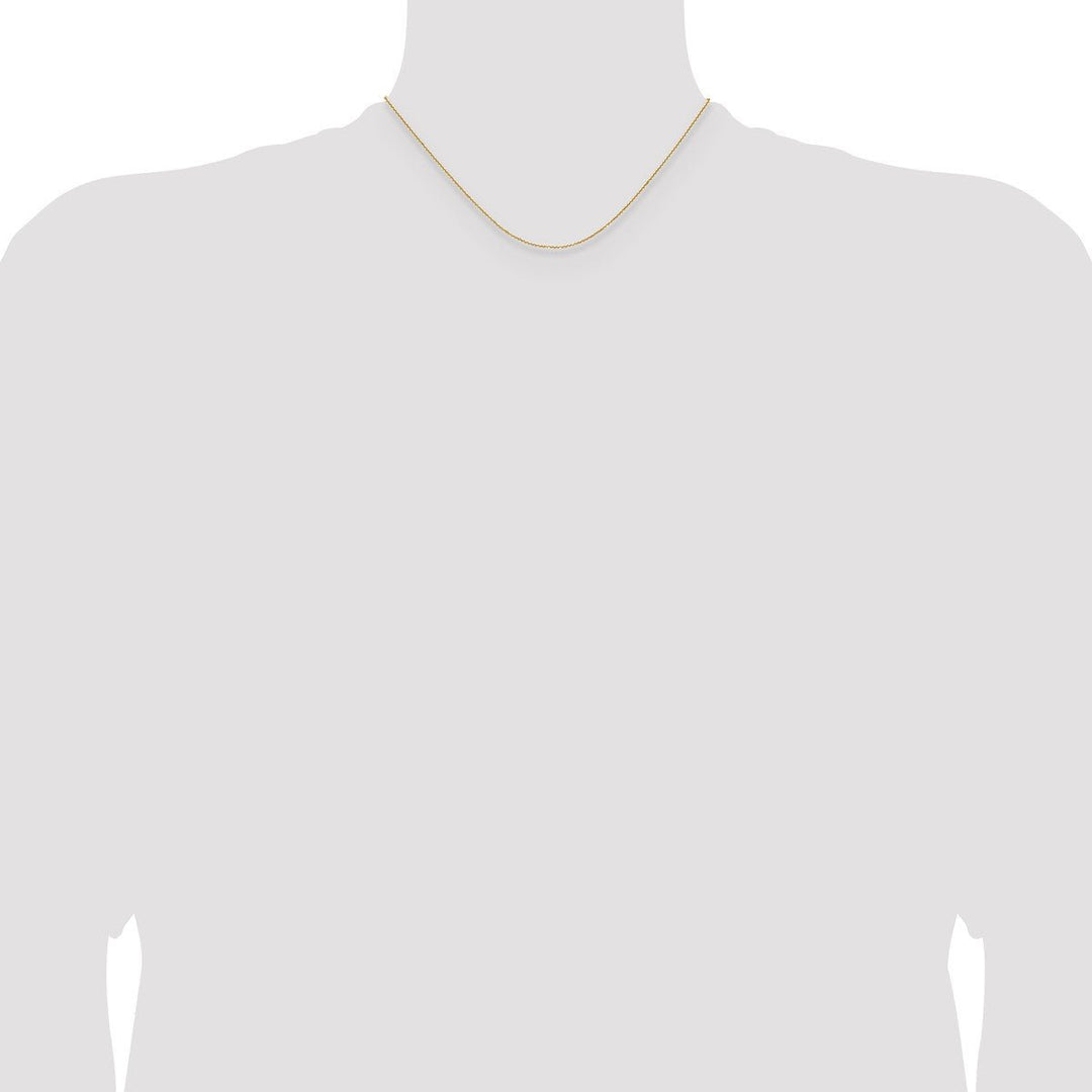Gold 1.1mm Cable Chain, 16