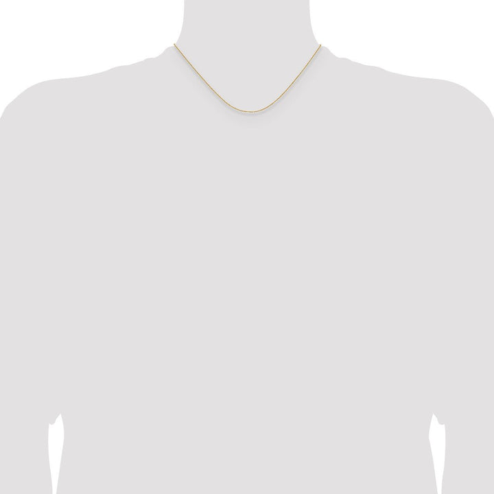 Gold 1.1mm Cable Chain, 16" - Chain - Design Jewellers Edmonton
