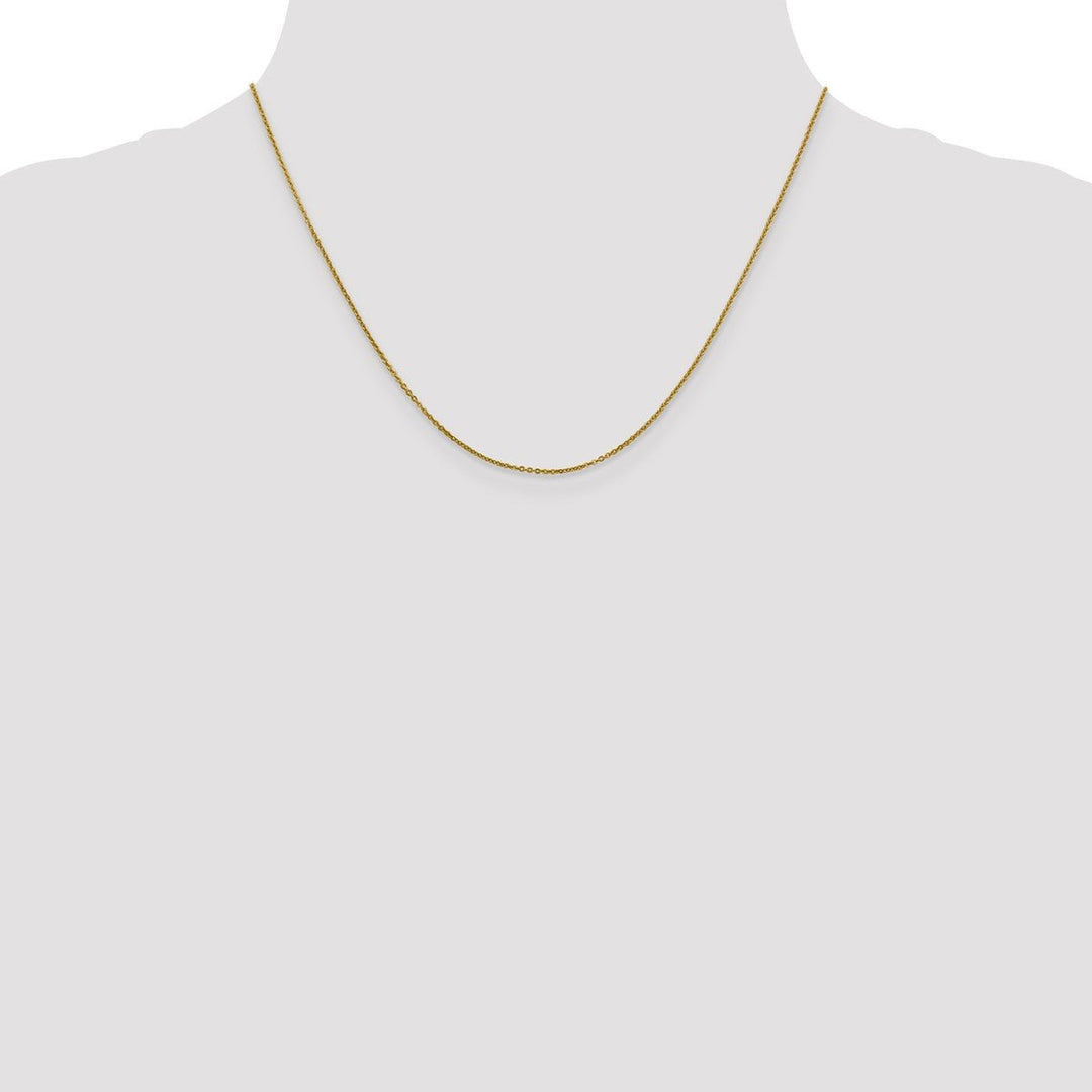 Gold 1.1mm Cable Chain, 18