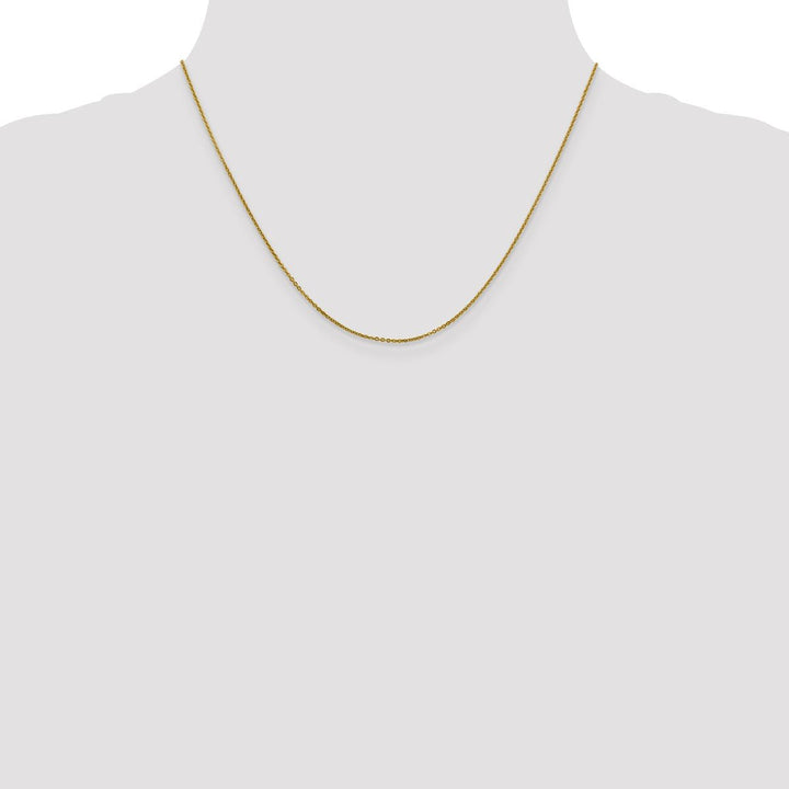 Gold 1.1mm Cable Chain, 18" - Chain - Design Jewellers Edmonton