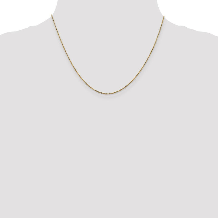 Gold 1.1mm Cable Chain, 18" - Chain - Design Jewellers Edmonton