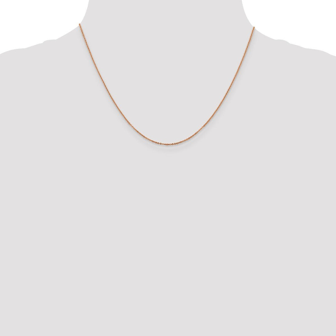 Gold 1.1mm Cable Chain, 18