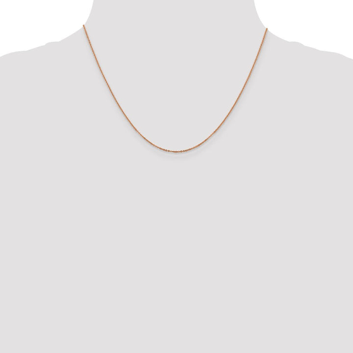 Gold 1.1mm Cable Chain, 18" - Chain - Design Jewellers Edmonton