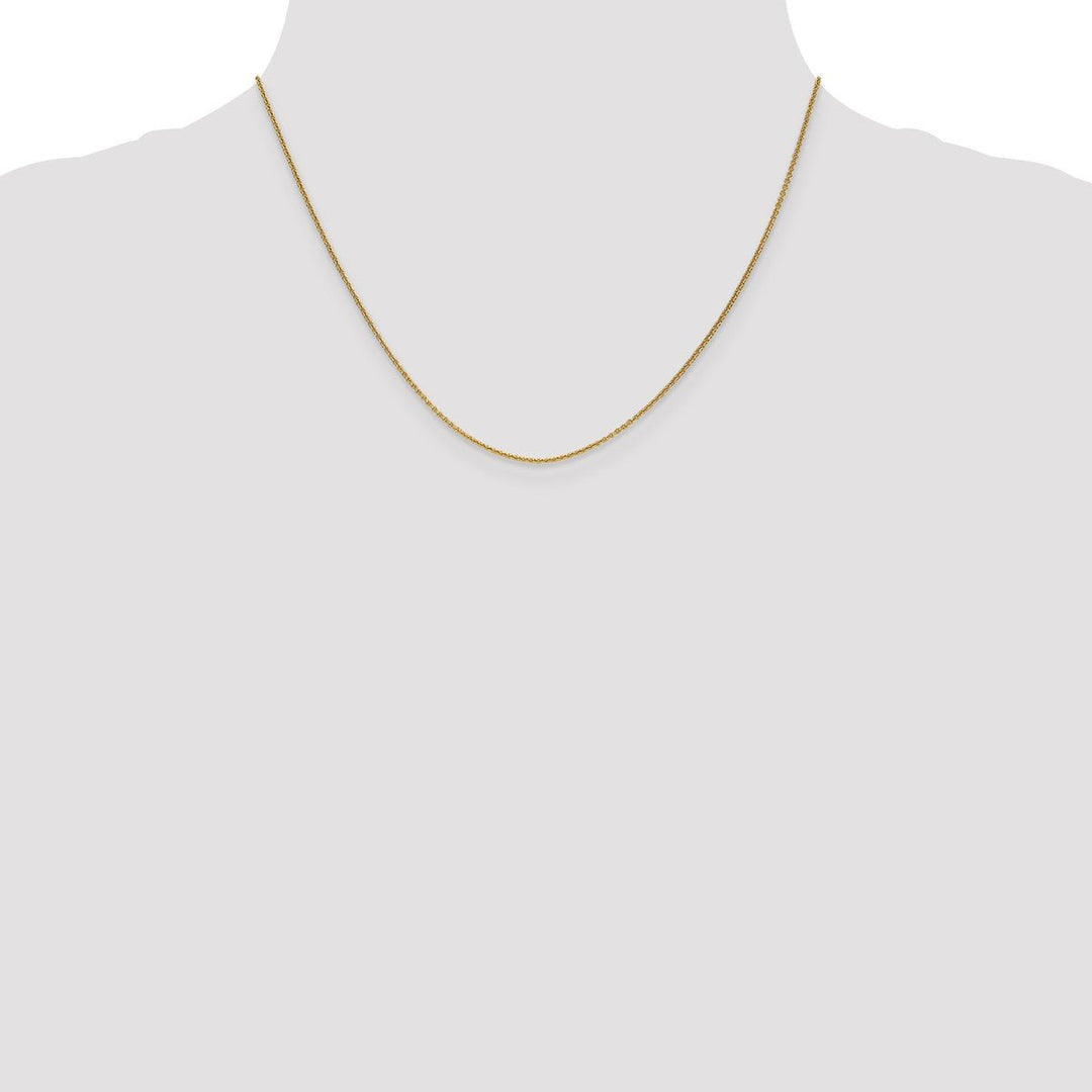 Gold 1.1mm Cable Chain, 18